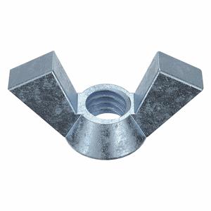 PEERLESS HARDWARE 0-DE-709B87- Wing Nut, Steel Zinc, 5/16-18 Thread Size, 1-5/8 Inch Wing Span, 10Pk | AE4RTZ 5MMY5