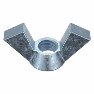 PEERLESS HARDWARE 0-DE-709B87- Wing Nut, Steel Zinc, 5/16-18 Thread Size, 1-5/8 Inch Wing Span, 10Pk | AE4RTZ 5MMY5