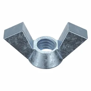 PEERLESS HARDWARE 0-DE-724D87- Wing Nut, Steel Zinc, 5/16-18 Thread Size, 1-1/2 Inch Wing Span, 10Pk | AE4RUM 5MMZ7