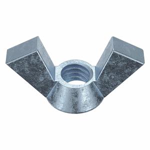 PEERLESS HARDWARE 0-DE-755C87- Wing Nut, Steel Zinc, 5/16-18 Thread Size, 1-1/4 Inch Wing Span, 10Pk | AE4RUW 5MNA1