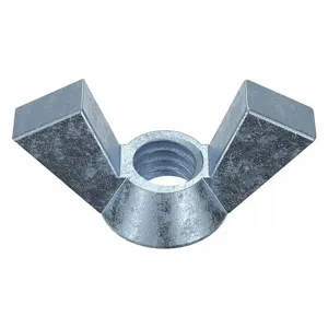 PEERLESS HARDWARE 0-DE-755C87- Wing Nut, Steel Zinc, 5/16-18 Thread Size, 1-1/4 Inch Wing Span, 10Pk | AE4RUW 5MNA1