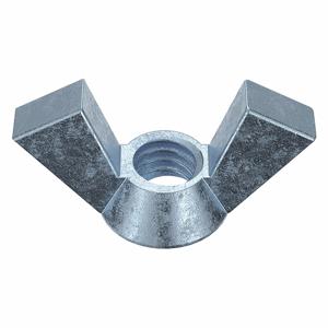 PEERLESS HARDWARE 0-DE-780C87- Wing Nut, Steel Zinc, 5/16-18 Thread Size, 1-1/2 Inch Wing Span, 10Pk | AE4RVE 5MNA9