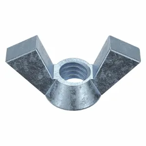 PEERLESS HARDWARE 0-DE-780C87- Wing Nut, Steel Zinc, 5/16-18 Thread Size, 1-1/2 Inch Wing Span, 10Pk | AE4RVE 5MNA9