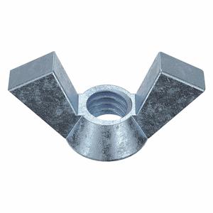 PEERLESS HARDWARE 0-DE-788B87- Wing Nut, Steel Zinc, 5/16-18 Thread Size, 1-7/8 Inch Wing Span, 10Pk | AE4RVQ 5MNC9