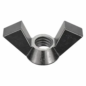 PEERLESS HARDWARE 0-DE-805AS7- Wing Nut, Steel, 5/16-18 Thread Size, 2-1/2 Inch Wing Span, 10Pk | AE4RVW 5MND4