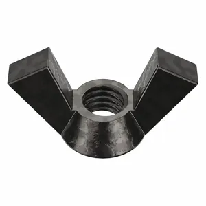 PEERLESS HARDWARE 0-EF-700E17- Wing Nut, Iron Zinc, 3/8-16 Thread Size, 1-5/8 Inch Wing Span, 10Pk | AE4RTN 5MMX5