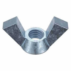 PEERLESS HARDWARE 0-EF-720B87- Wing Nut, Steel Zinc, 3/8-16 Thread Size, 1-5/8 Inch Wing Span, 10Pk | AE4RUF 5MMZ1
