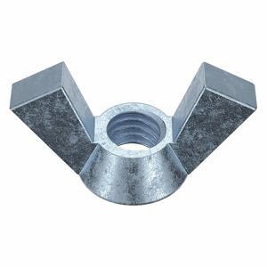 PEERLESS HARDWARE 0-EF-780D87- Wing Nut, Steel Zinc, 3/8-16 Thread Size, 1-5/8 Inch Wing Span, 10Pk | AE4RVG 5MNC1