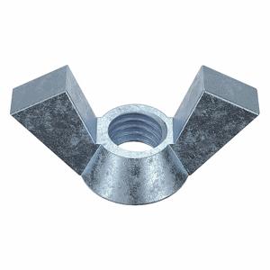PEERLESS HARDWARE 0-GH-816E87- Wing Nut, Steel Zinc, 1/2-13 Thread Size, 3 Inch Wing Span, 10Pk | AE4RWF 5MNE3