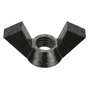 PEERLESS HARDWARE 0-GH-819A17- Wing Nut, Iron Zinc, 1/2-13 Thread Size, 3 Inch Wing Span, 10Pk | AE4RWH 5MNE5