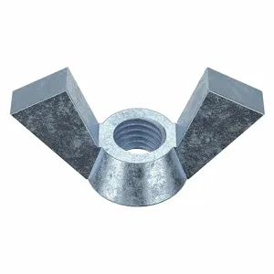 PEERLESS HARDWARE 0-II-780G87- Wing Nut, Steel Zinc, 5/8-11 Thread Size, 2-7/16 Inch Wing Span, 10Pk | AE4RVL 5MNC5