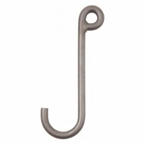 PEERLESS JAA100 J Hook, Steel, 80 Grade, Eye/Offset, 1 Inch Size Trade Size, 2000 lb Working Load Limit | CT7PKM 49CZ66