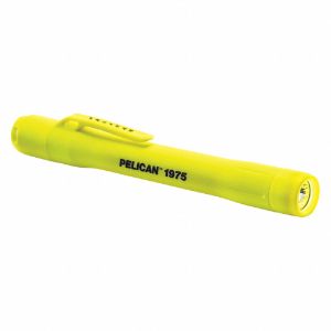 PELICAN 019750-0100-245 LED Penlight, 5.75 Inch Size, Plastic, Maximum Lumens Output 115, Yellow | CE9YLM 55MP02