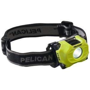 PELICAN 027550-0160-245 Safety-Rated Headlamp, 118 Lm Max Brightness, 6 Hr Run Time At Max Brightness | CT7PND 54XR49