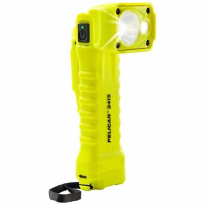 PELICAN 034150-0361-245 Right-Angle Safety-Rated Flashlight, 336 Lm Max. Brightness, 135 M Max. Beam Distance | CT7PLM 54XR51