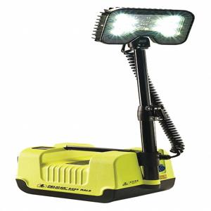 PELICAN 094550-0000-245 Temporary Job Site Light, Floor Stand, Battery/Rechargeable, 1600 Lumens | CH6HLZ 423L19
