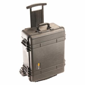 PELICAN 1560MNF Protective Case, 15 Inch x 19 7/8 Inch x 9 Inch Inside, Black, Mobile, No Foam Included | CT7PPA 65CY24