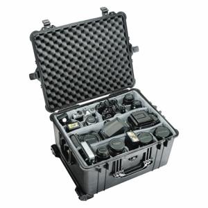 PELICAN 1624 Protective Case, 16 3/8 Inch x 21 1/2 Inch x 12 1/2 Inch Inside, Black, Mobile | CT7PPE 65CY50