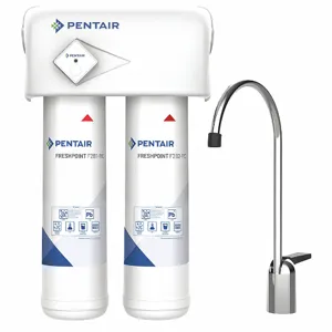 PENTAIR F2000-B2M Water Filter System, 0.5 micron, 0.6 gpm, 675 gal, 12 1/2 Inch Heightt | CT7PYA 245DC4