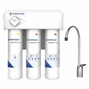 PENTAIR F3000-B2M Water Filter System, 0.5 micron, 0.6 gpm, 675 gal, 12 1/2 Inch Heightt | CT7PYB 245DC5