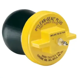 PETERSEN PRODUCTS 130-1040 Pipe Plug, Inflatable, Stack Test Style, 4 Inch Diameter | CF2YWB