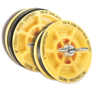 PETERSEN PRODUCTS 143-9060-E Plug, Mechanical, Reinforced Abs, Wing Nut, End Of Pipe, 6 Inch Diameter | CF3AHY