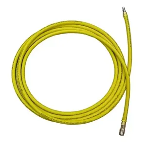 PETERSEN PRODUCTS 162-2038-90351 Hose, Inflation, With Safety Coupling, 3/8 Inch Diameter, 35 Feet Length, Yellow | CF3BQB