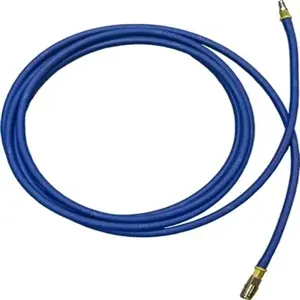 PETERSEN PRODUCTS 162-2038-90353 Hose With Safety Coupler, Inflation, 35 Feet Length, Nytrile, Blue | CF3BPY