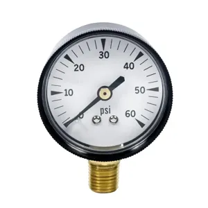 PETERSEN PRODUCTS 938-7120-0G6 Vacuum Gauge, 0-60 Inch Hg, 2 Inch Dial Size | CF2YFV