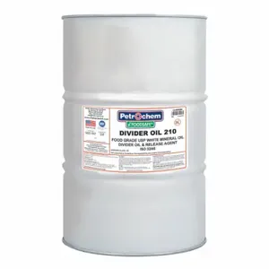 PETROCHEM DIVIDER OIL 210-055 Gear Oil, Mineral, Sae Grade 20, 55 Gal, Drum, H1 Food Grade | CT7QDM 45VG44