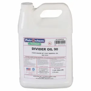 PETROCHEM DIVIDER OIL 90-001 Gear Oil, Mineral, Sae Grade 5W, 1 Gal, Jug, H1 Food Grade | CT7QDP 45VF55