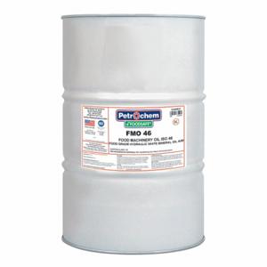 PETROCHEM FMO 46-055 Hydraulic Oil, Mineral, 55 Gal, Drum, Iso Viscosity Grade 46, H1 Food Grade, Sae Grade 15W | CT7QGJ 45VG17