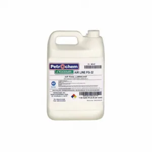 PETROCHEM FOODSAFE AIR LINE FG-32-001 Air Tool Lubricant, Synthetic, -67 Deg F, 510 Deg F | CT7QBF 6HXJ7