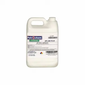 PETROCHEM FOODSAFE AIRLINE TOOL FG-46-001 Air Tool Lubricant, Synthetic, -63 Deg F, 485 Deg F | CT7QBA 40P261