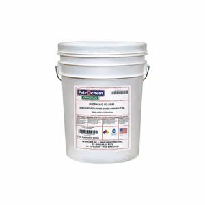PETROCHEM FOODSAFE HYDRAULIC FG-32-005 Hydraulic Oil, Semi-Synthetic, 5 Gal, Pail, Iso Viscosity Grade 32, H1 Food Grade | CT7QHJ 3NLL1