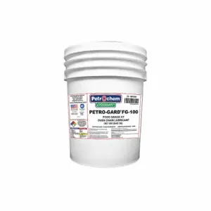 PETROCHEM FOODSAFE PETRO-GARD FG-100-005 Chain and Wire Rope Lubricants, -40 Deg to 600 Deg F, H1 Food Grade, No Additives, 40 lb | CT7QJK 40P250