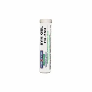 PETROCHEM FOODSAFE SYNGEL FG-750 High Temperature Grease, Syngel FG-750, White, 14 oz, NLGI Grade 2 | CT7QJY 3NLK4