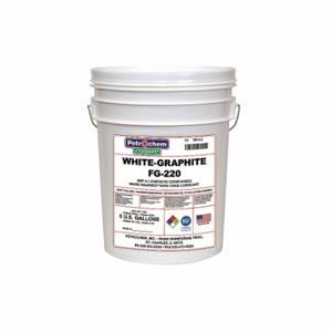 PETROCHEM FOODSAFE WHITE-GRAPHITE FG-220 Chain and Wire Rope Lubricants, -4 Deg to 600 Deg F, H1 Food Grade, White Graphite, 40 lb | CT7QJG 3NLK2