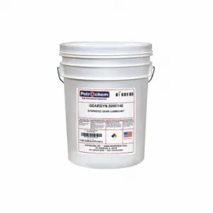 PETROCHEM GEARSYN 80W-140-005 Gear Oil, Synthetic, Sae Grade 80W, 5 Gal, Pail | CT7QEW 40P259