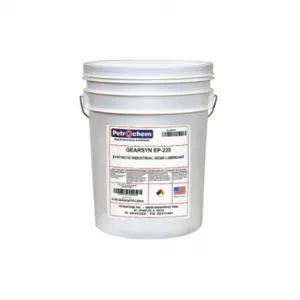 PETROCHEM GEARSYN EP-220-005 Gear Oil, Synthetic, Sae Grade 90, 5 Gal, Pail, H2 No Food Contact | CT7QFD 6HXL7