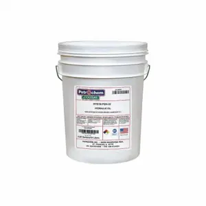 PETROCHEM HYSN FGH-32-005 Hydraulic Oil, Synthetic, 5 Gal, Pail, Iso Viscosity Grade 32, H1 Food Grade | CT7QHB 6HXK1