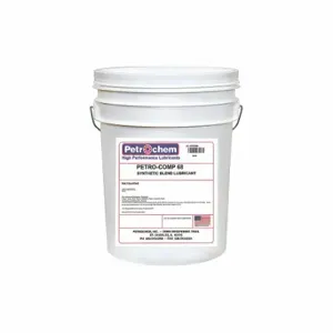 PETROCHEM PETRO-COMP 68-005 Compressor Oil, 5 Gal, Pail, 20 Sae Grade, 68 Iso Viscosity Grade, 99 Viscosity Index | CT7QCK 45VG06