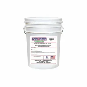 PETROCHEM SYNOIL FG-100-005 General Purpose Lubricant, -45 Deg to 490 Deg F, H1 Food Grade, No Additives, 5 gal, Pail | CT7QJU 45VG10