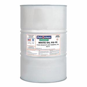 PETROCHEM WO FG-10-055 Hydraulic Oil, Mineral, 55 Gal, Drum, Iso Viscosity Grade 10, H1 Food Grade, Sae Grade 5W | CT7QGD 45VG12