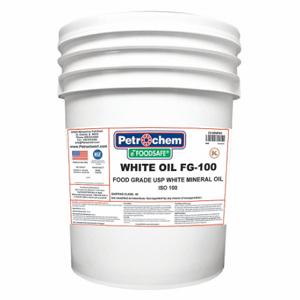 PETROCHEM WO FG-100-005 Hydraulic Oil, Mineral, 5 Gal, Pail, Iso Viscosity Grade 100, H1 Food Grade, Sae Grade 30 | CT7QFX 45VF91