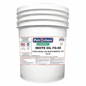 PETROCHEM WO FG-68-005 Hydraulic Oil, Mineral, 5 Gal, Pail, Iso Viscosity Grade 68, H1 Food Grade, Sae Grade 20 | CT7QGB 45VF90