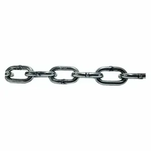 PEWAG 36129/10 Chain, 316L Stainless Steel, 3/8 Inch Trade Size, 3550 Lb Working Load Limit | CT7QPA 48RC67