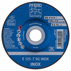 PFERD 61106 Grinding Wheel, 5 Inchx1/4 Inch | CT7QRF 216N65
