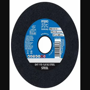 PFERD 69934 Cut-Off Wheel, A60, T1, 4-1/2 Inch X.045 Inch | CT7QRD 216K07