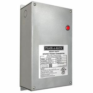 PHASE-A-MATIC UL-300HD Phase Converter, 208-230 VAC, 208-240 VAC, 15 A Input Amps, 9.6 A Output Amps, 2/3 | CT7QUE 787PK2